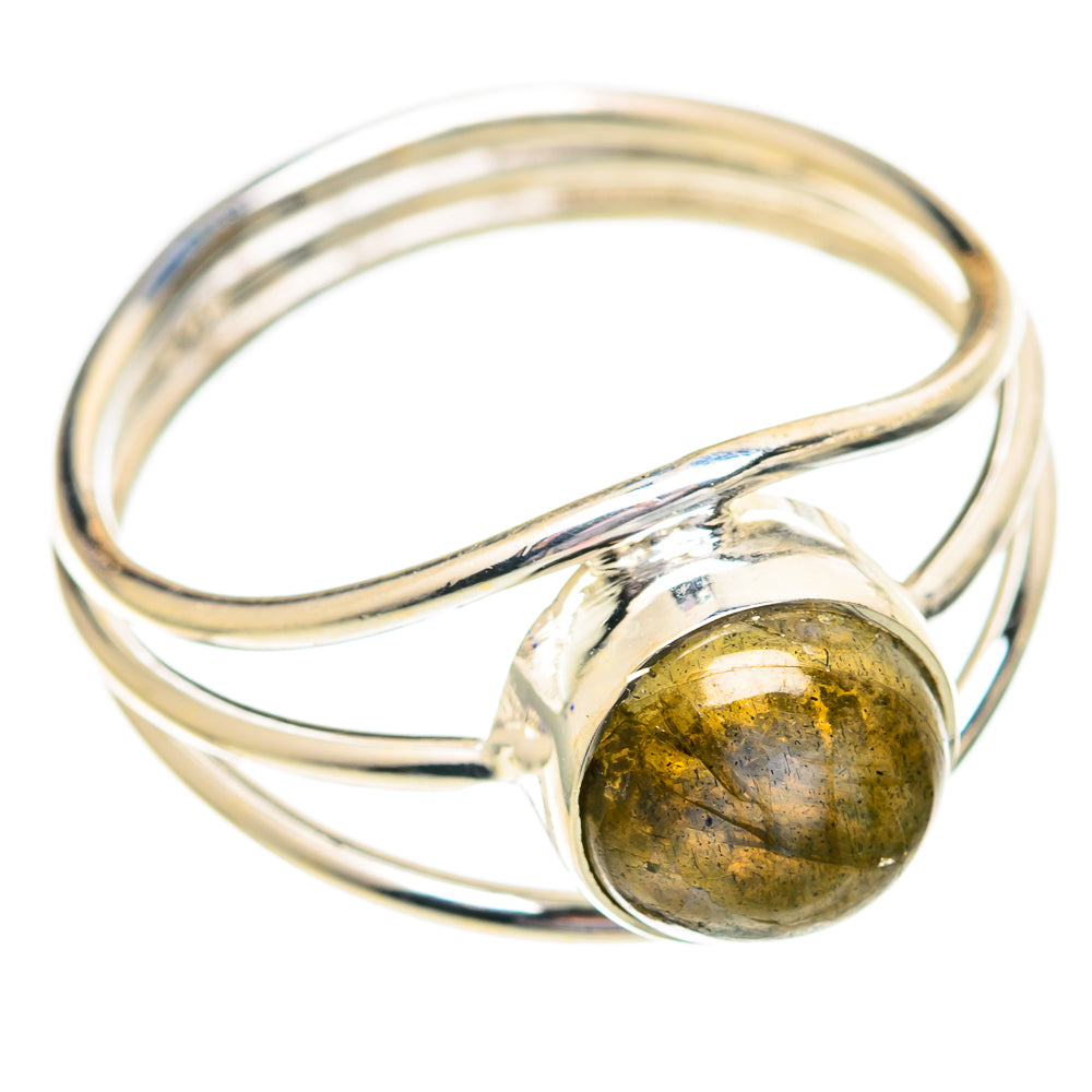 Labradorite Rings handcrafted by Ana Silver Co - RING107291 - Photo 2