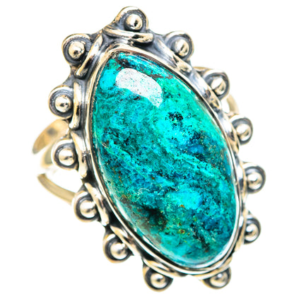 Chrysocolla Rings handcrafted by Ana Silver Co - RING107294 - Photo 2