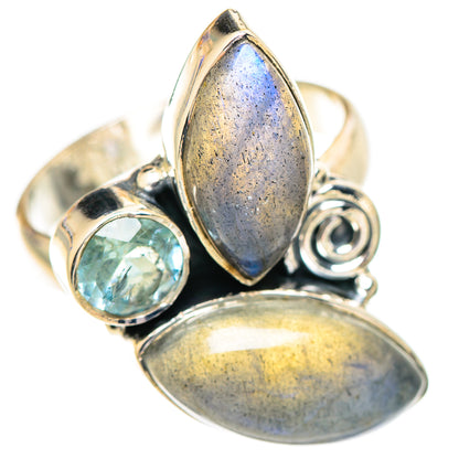 Labradorite Rings handcrafted by Ana Silver Co - RING107295 - Photo 2