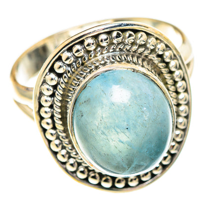 Aquamarine Rings handcrafted by Ana Silver Co - RING107296 - Photo 2