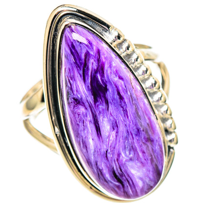 Charoite Rings handcrafted by Ana Silver Co - RING107308 - Photo 2