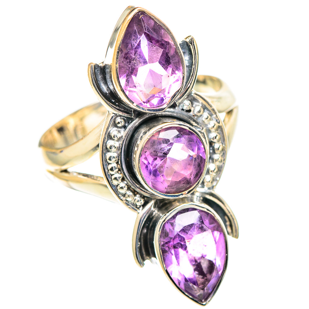 Amethyst Rings handcrafted by Ana Silver Co - RING107309 - Photo 2