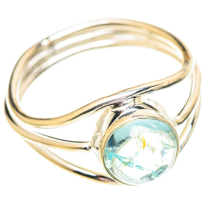 Aquamarine Rings handcrafted by Ana Silver Co - RING107320 - Photo 2