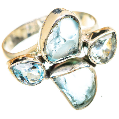 Aquamarine Rings handcrafted by Ana Silver Co - RING107322 - Photo 2