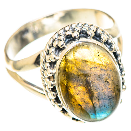 Labradorite Rings handcrafted by Ana Silver Co - RING107323 - Photo 2