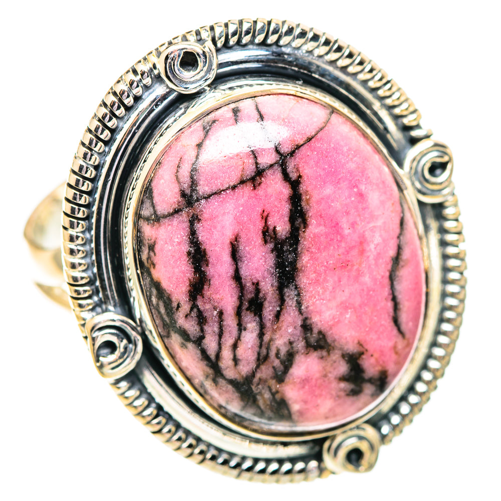 Rhodonite Rings handcrafted by Ana Silver Co - RING107341 - Photo 2