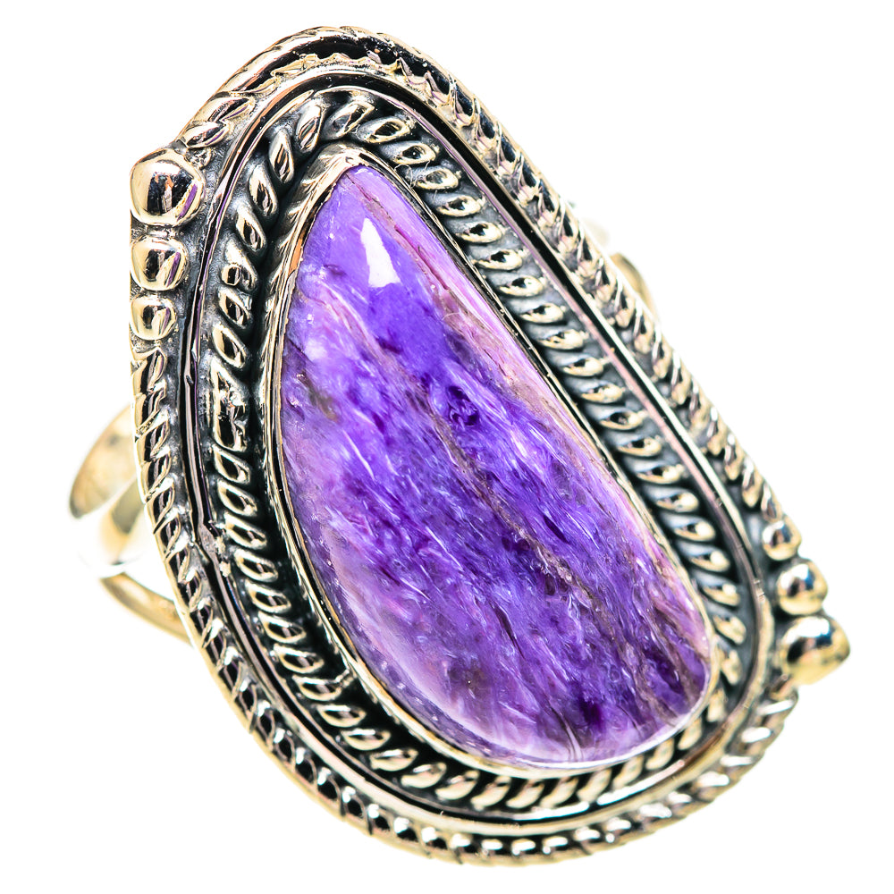 Charoite Rings handcrafted by Ana Silver Co - RING107343 - Photo 2