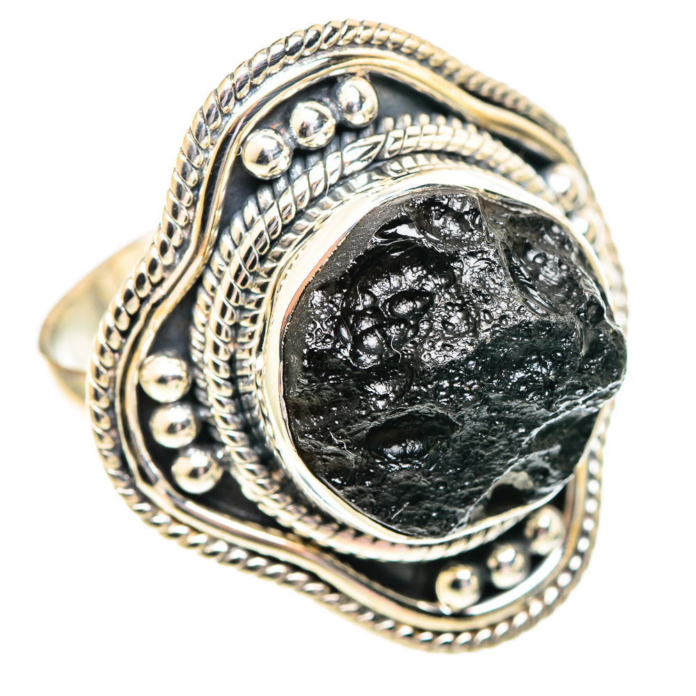 Tektite Rings handcrafted by Ana Silver Co - RING107349 - Photo 2