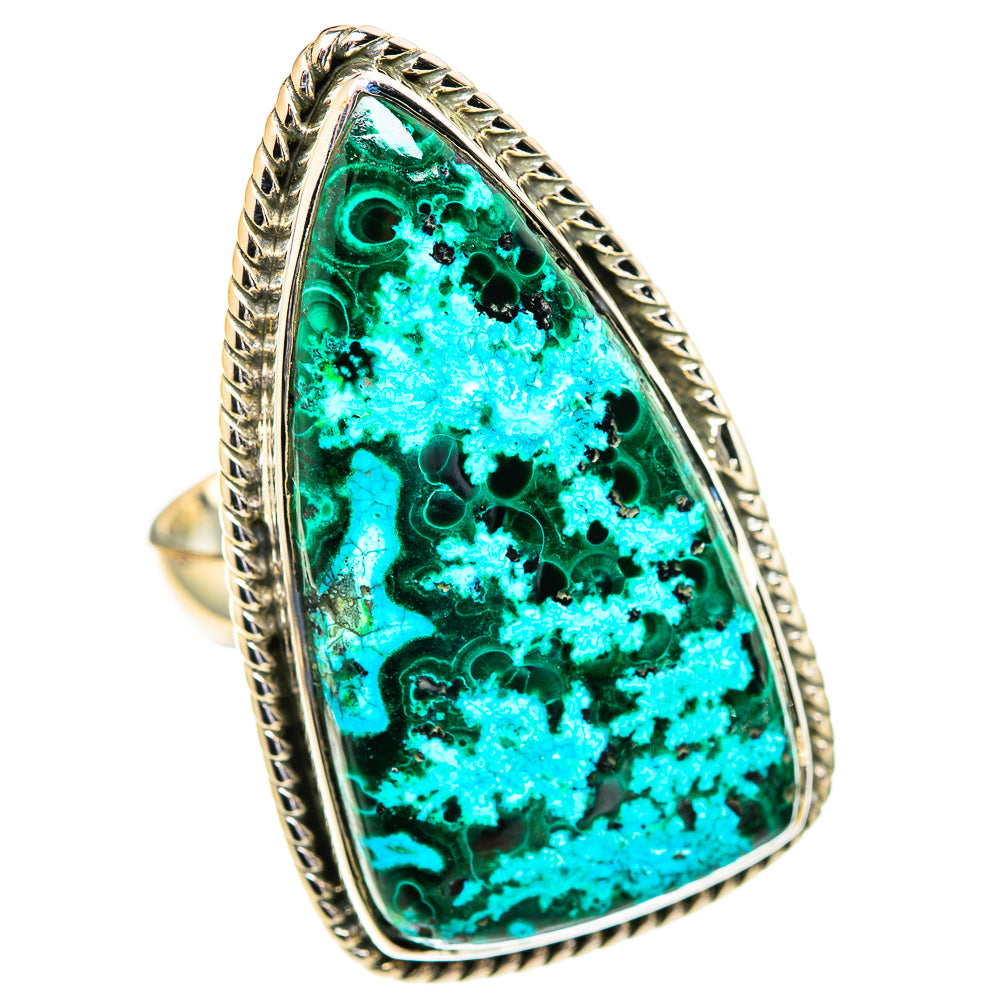 Chrysocolla Rings handcrafted by Ana Silver Co - RING107355 - Photo 2