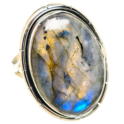 Labradorite Rings handcrafted by Ana Silver Co - RING107359 - Photo 2