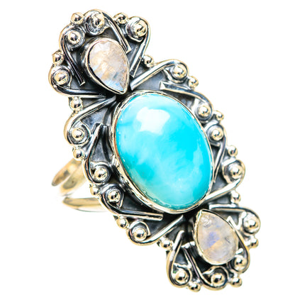 Larimar Rings handcrafted by Ana Silver Co - RING107362 - Photo 2