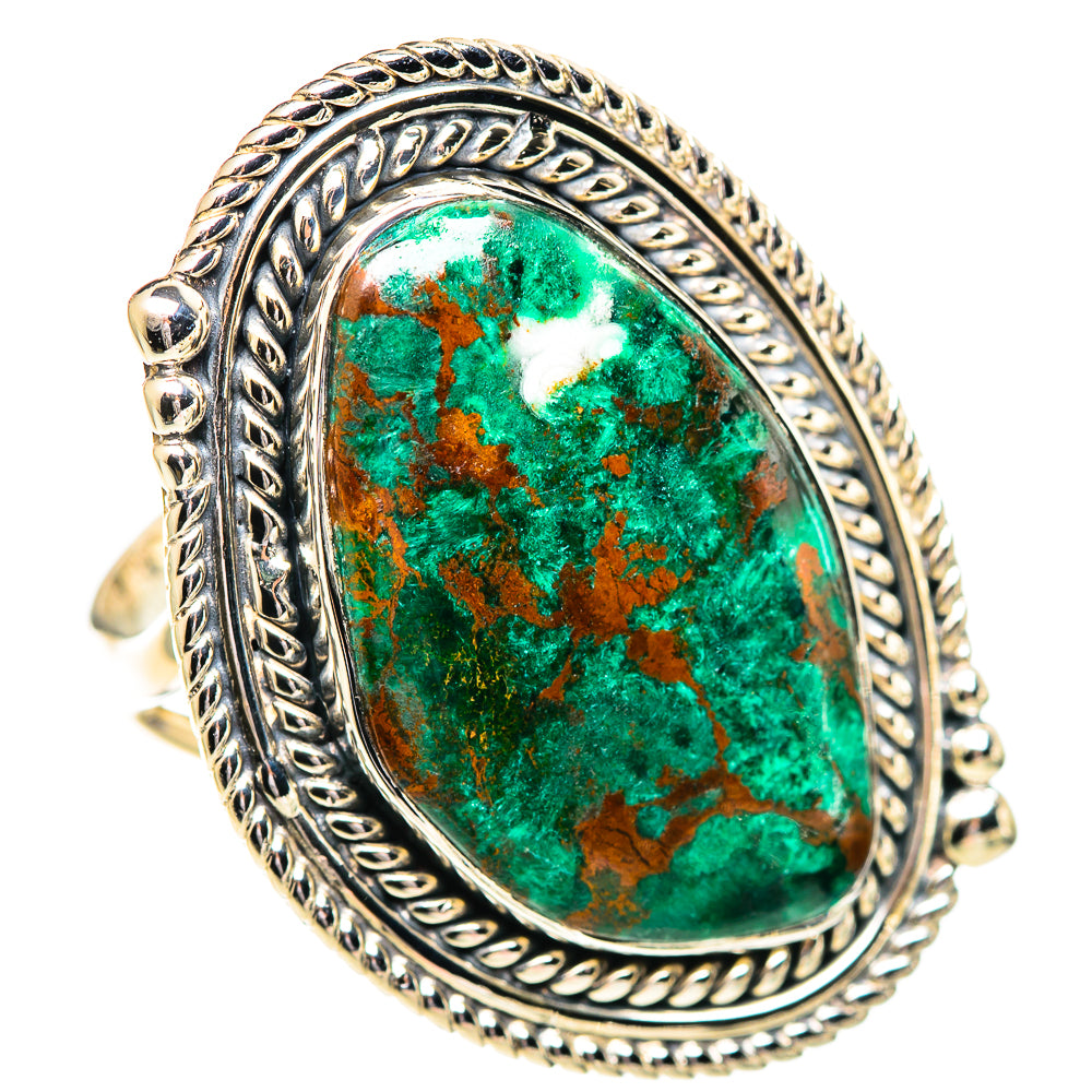 Malachite Rings handcrafted by Ana Silver Co - RING107370 - Photo 2