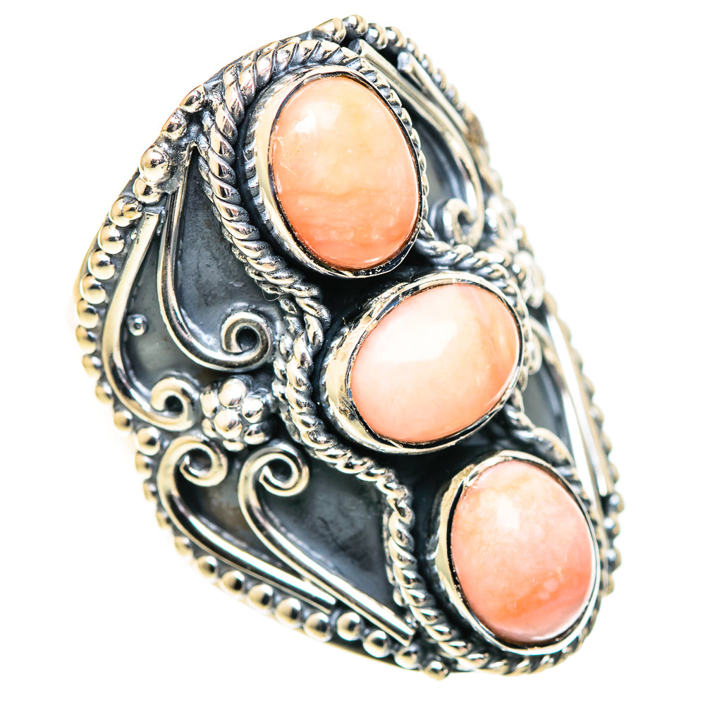 Pink Opal Rings handcrafted by Ana Silver Co - RING107382 - Photo 2