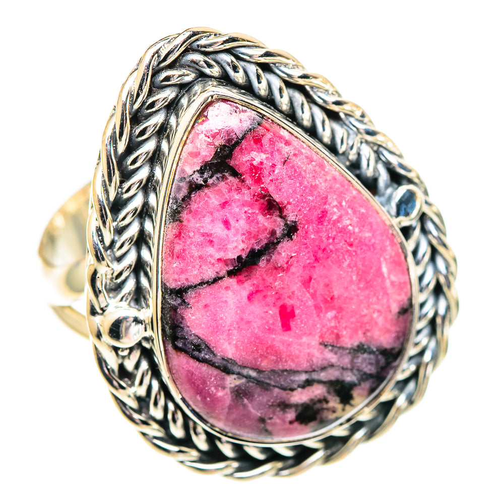 Rhodonite Rings handcrafted by Ana Silver Co - RING107383 - Photo 2