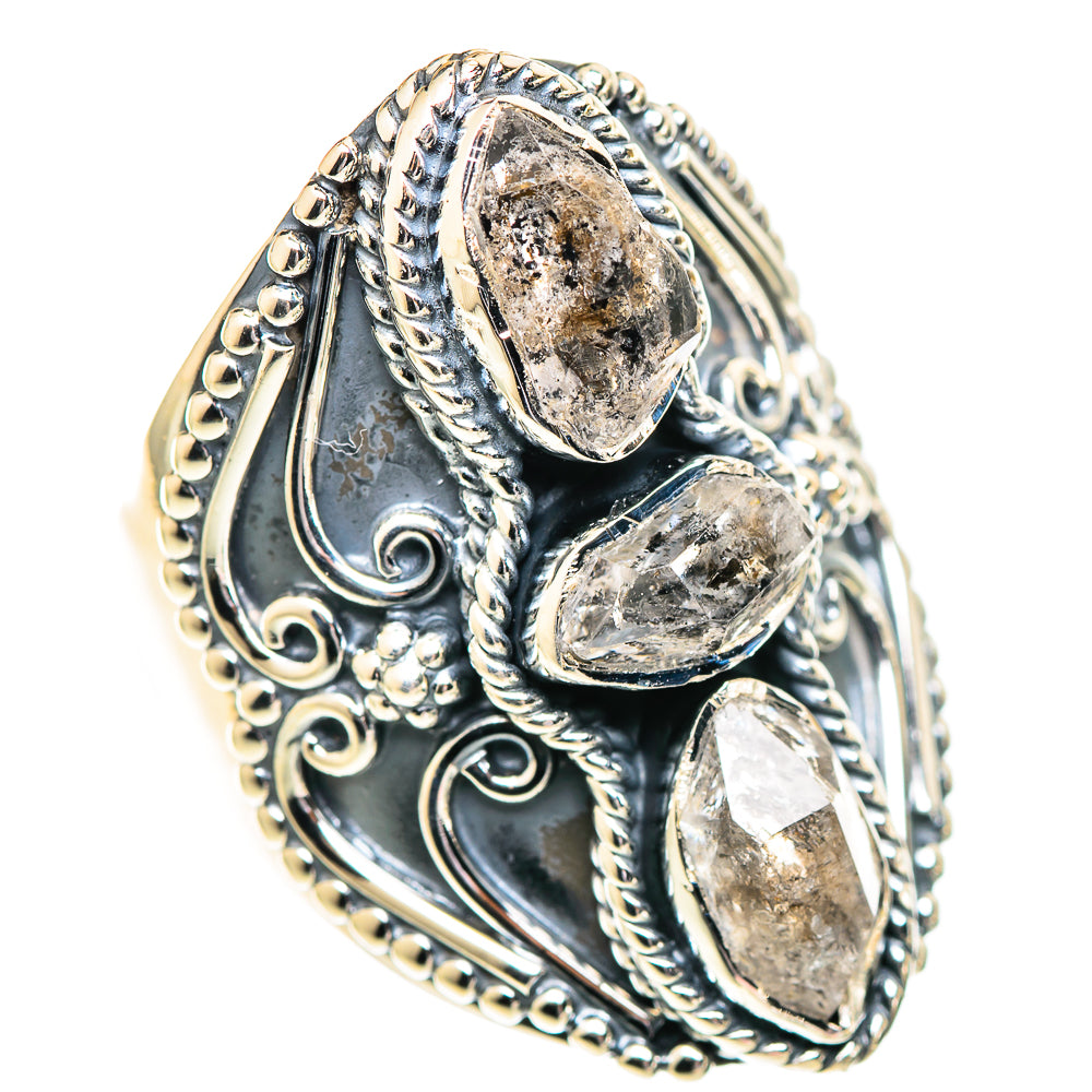 Herkimer Diamond Rings handcrafted by Ana Silver Co - RING107389 - Photo 2
