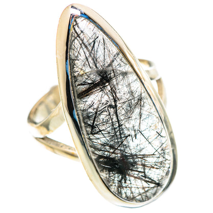 Tourmalinated Quartz Rings handcrafted by Ana Silver Co - RING107391 - Photo 2