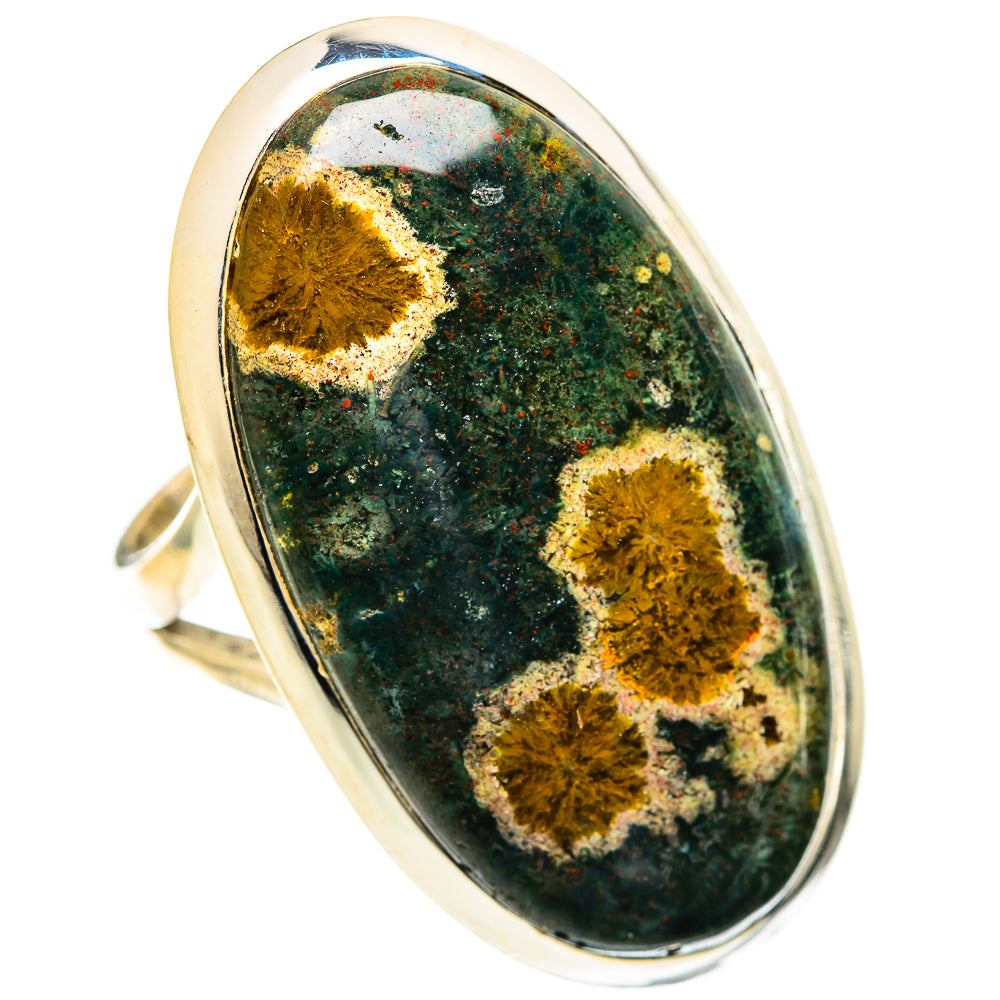 Ocean Jasper Rings handcrafted by Ana Silver Co - RING107413 - Photo 2