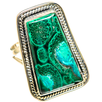 Malachite Rings handcrafted by Ana Silver Co - RING107414 - Photo 2