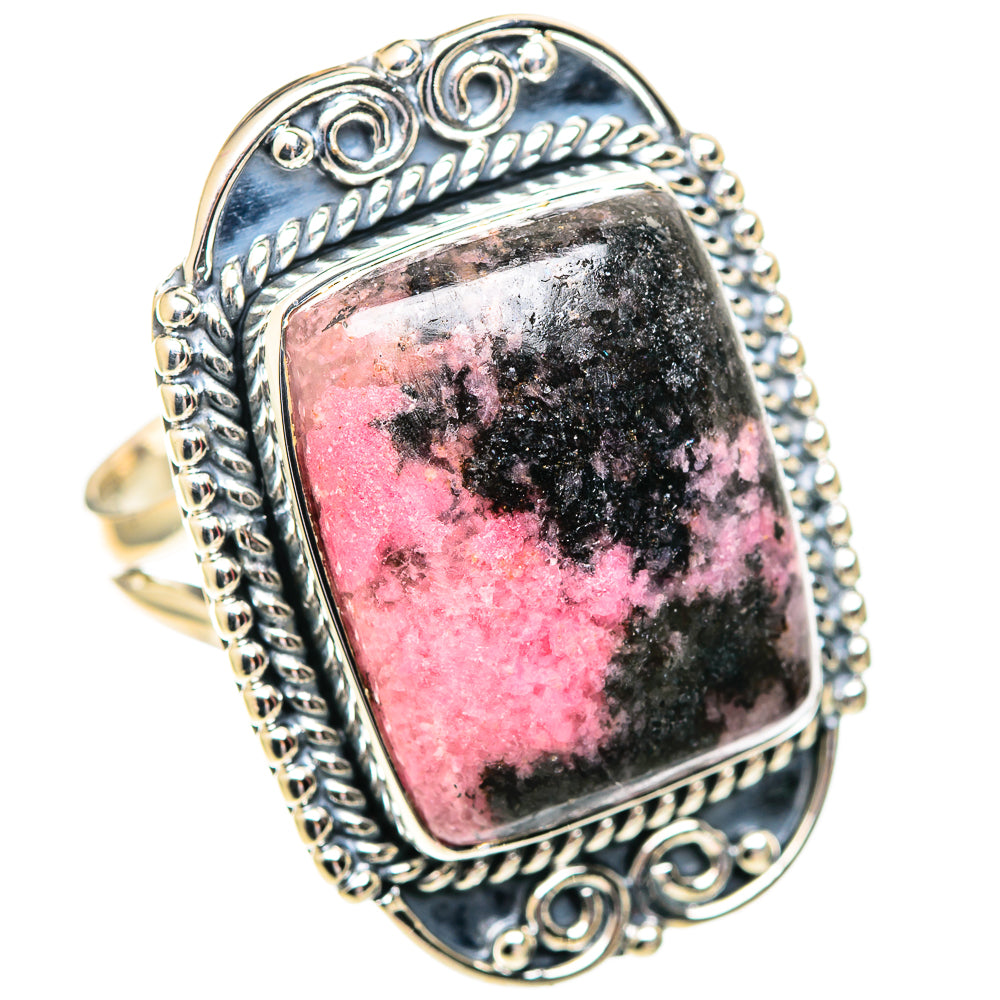 Rhodonite Rings handcrafted by Ana Silver Co - RING107423 - Photo 2