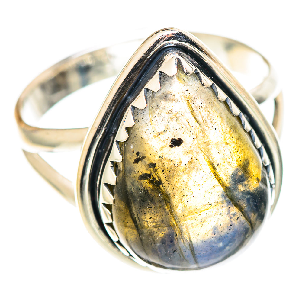 Labradorite Rings handcrafted by Ana Silver Co - RING107433 - Photo 2