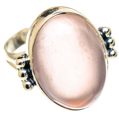 Rose Quartz Rings handcrafted by Ana Silver Co - RING107448 - Photo 2