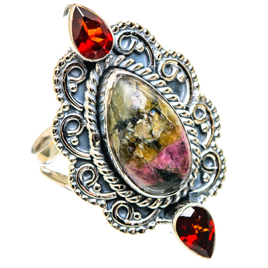Russian Eudialyte Rings handcrafted by Ana Silver Co - RING107450 - Photo 2