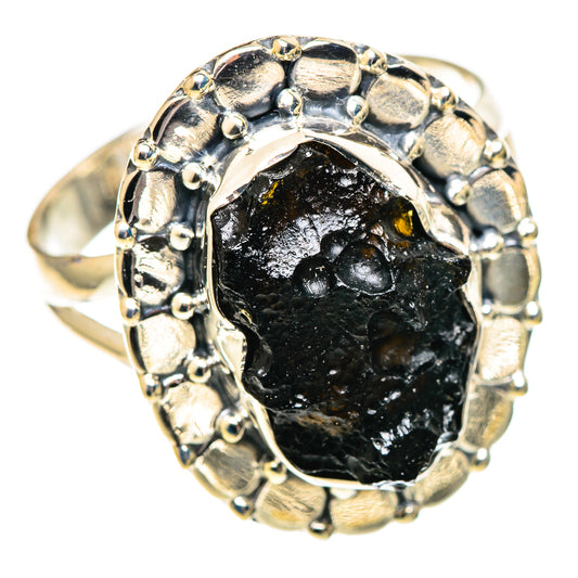 Tektite Rings handcrafted by Ana Silver Co - RING107455 - Photo 2