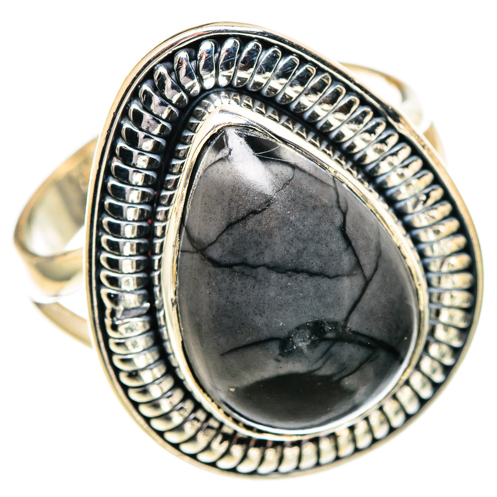 Picasso Jasper Rings handcrafted by Ana Silver Co - RING107456 - Photo 2