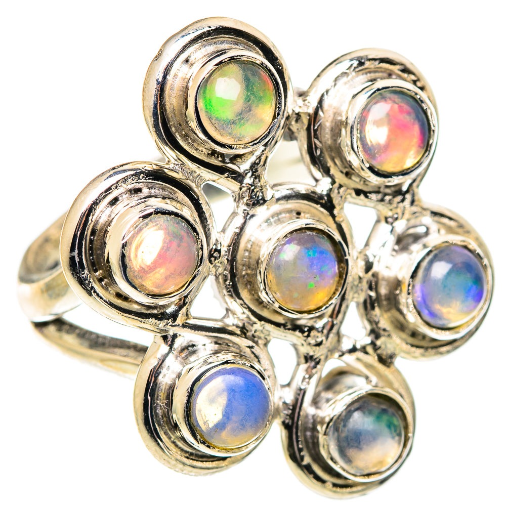 Ethiopian Opal Rings handcrafted by Ana Silver Co - RING107462 - Photo 2
