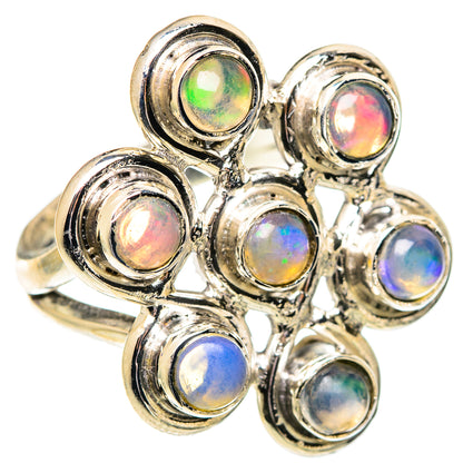 Ethiopian Opal Rings handcrafted by Ana Silver Co - RING107462 - Photo 2