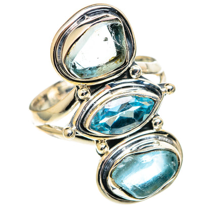 Aquamarine Rings handcrafted by Ana Silver Co - RING107467 - Photo 2