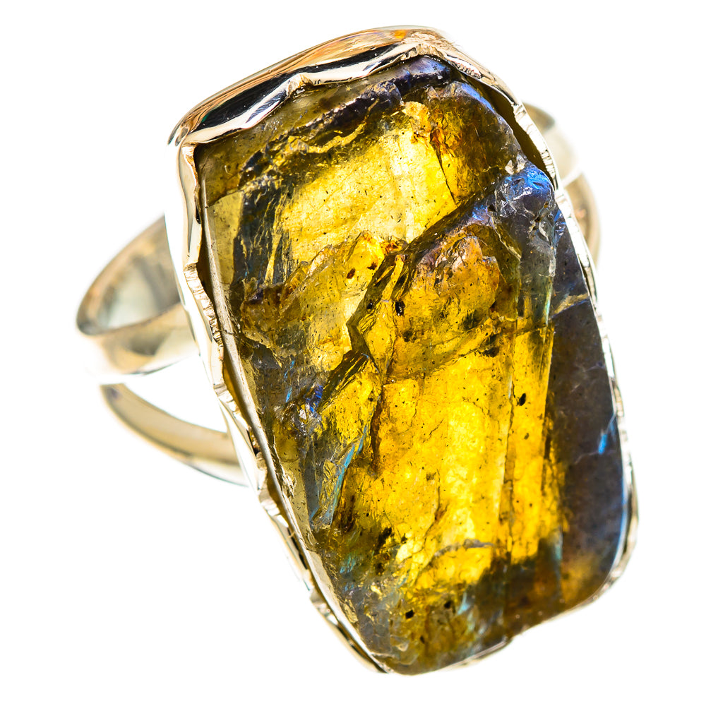 Labradorite Rings handcrafted by Ana Silver Co - RING107468 - Photo 2