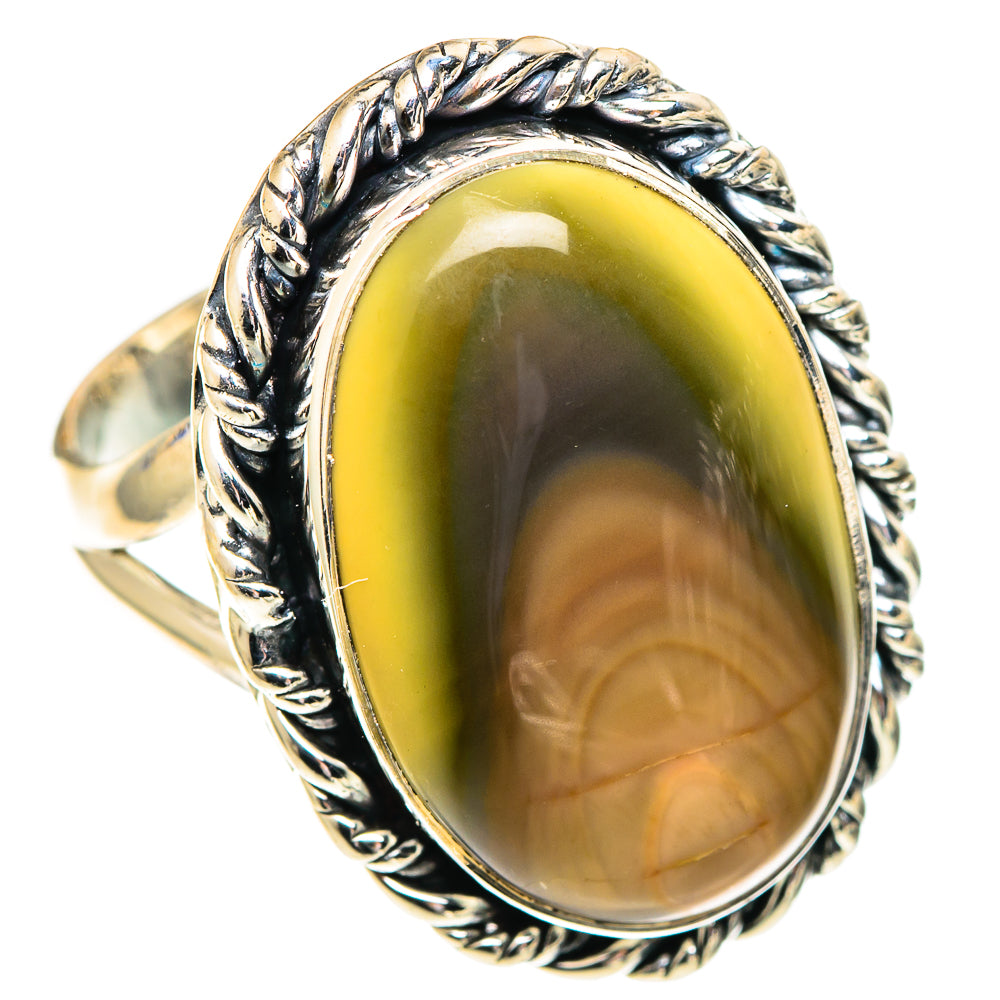 Polychrome Jasper Rings handcrafted by Ana Silver Co - RING107475 - Photo 2