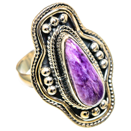Charoite Rings handcrafted by Ana Silver Co - RING107487 - Photo 2