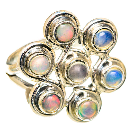 Ethiopian Opal Rings handcrafted by Ana Silver Co - RING107497 - Photo 2