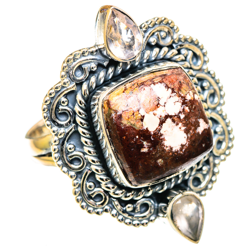 Wild Horse Jasper Rings handcrafted by Ana Silver Co - RING107514 - Photo 2