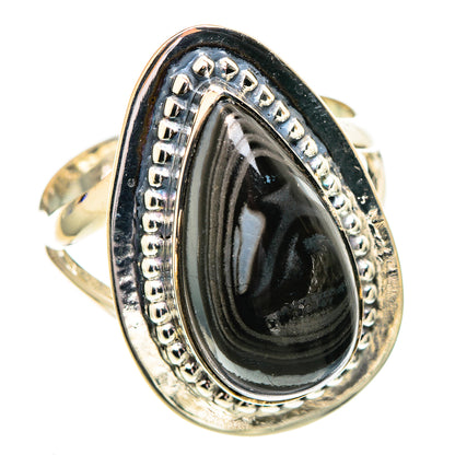 Psilomelane Rings handcrafted by Ana Silver Co - RING107523 - Photo 2