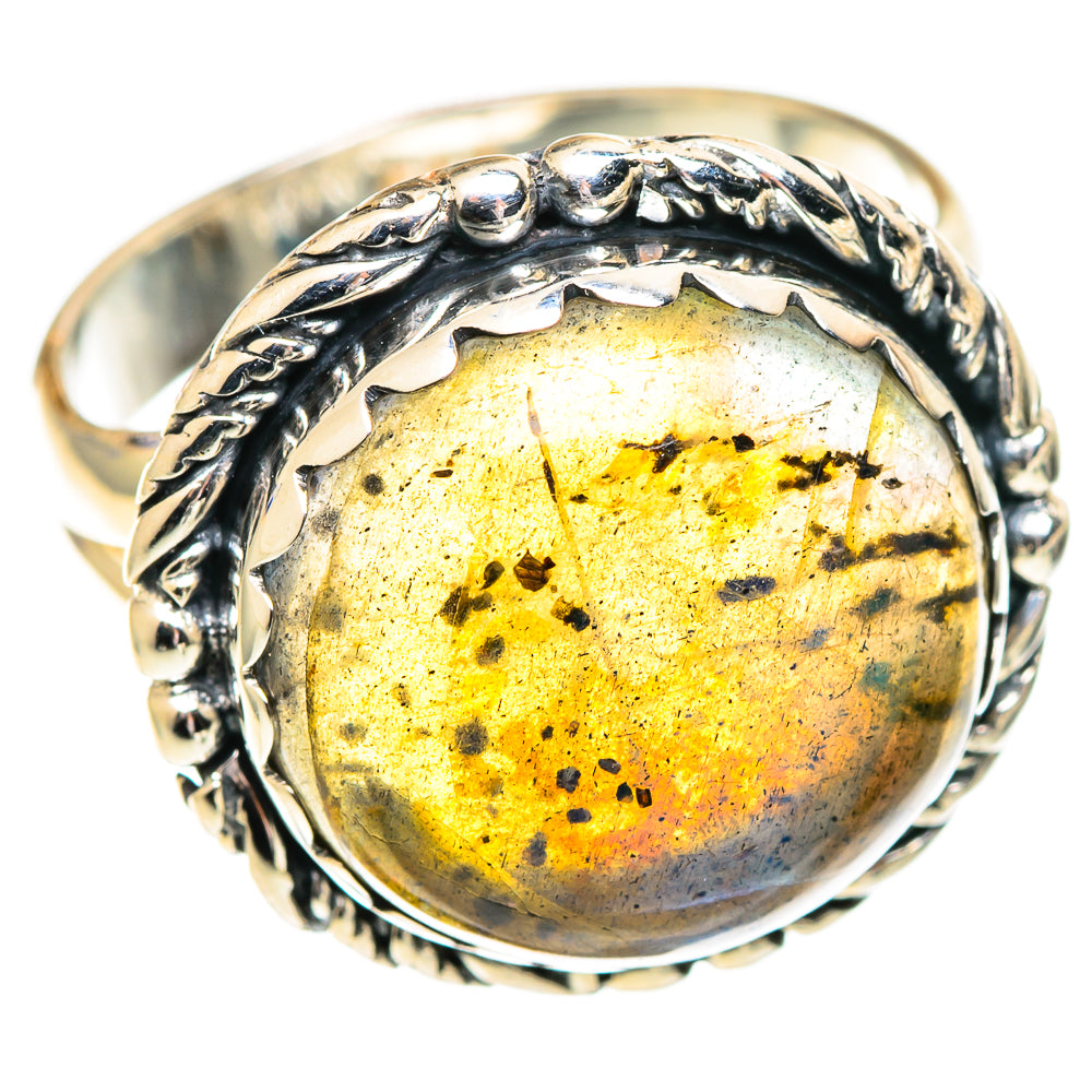 Labradorite Rings handcrafted by Ana Silver Co - RING107533 - Photo 2