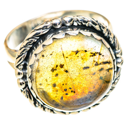 Labradorite Rings handcrafted by Ana Silver Co - RING107533 - Photo 2