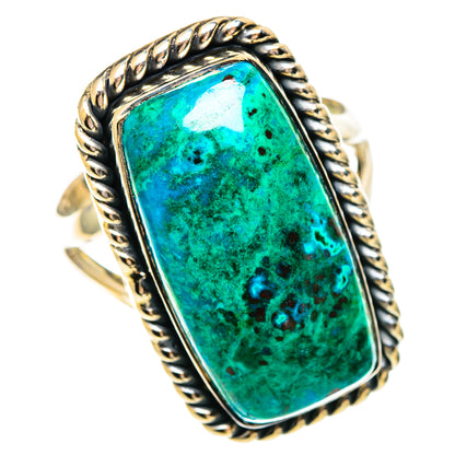Chrysocolla Rings handcrafted by Ana Silver Co - RING107541 - Photo 2
