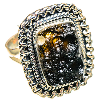 Tektite Rings handcrafted by Ana Silver Co - RING107552 - Photo 2