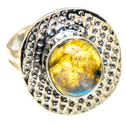 Labradorite Rings handcrafted by Ana Silver Co - RING107556 - Photo 2