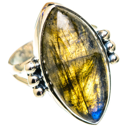 Labradorite Rings handcrafted by Ana Silver Co - RING107558 - Photo 2