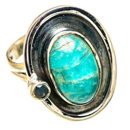 Amazonite Rings handcrafted by Ana Silver Co - RING107566 - Photo 2