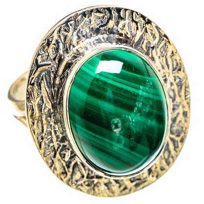 Malachite Rings handcrafted by Ana Silver Co - RING107568 - Photo 2