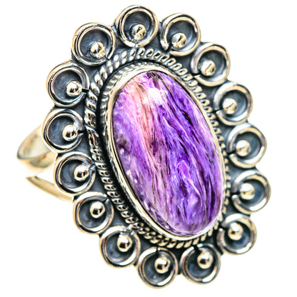 Charoite Rings handcrafted by Ana Silver Co - RING107574 - Photo 2
