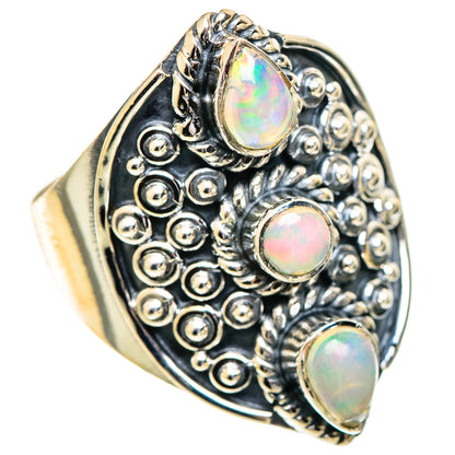 Ethiopian Opal Rings handcrafted by Ana Silver Co - RING107589 - Photo 2