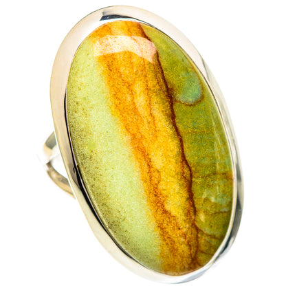 Polychrome Jasper Rings handcrafted by Ana Silver Co - RING107607 - Photo 2
