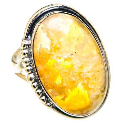 Plume Agate Rings handcrafted by Ana Silver Co - RING107613 - Photo 2