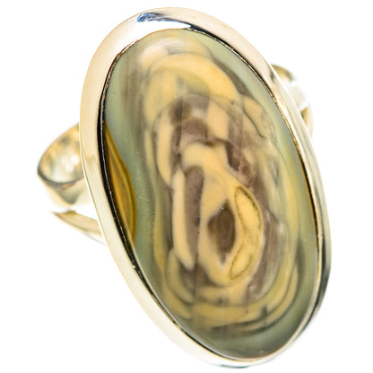 Polychrome Jasper Rings handcrafted by Ana Silver Co - RING107617 - Photo 2